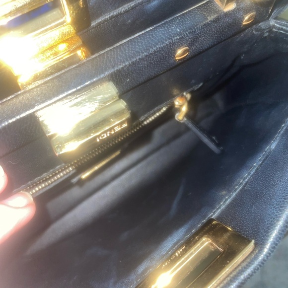 Fendi Peekaboo Mini Black Gold - Picture 11 of 16